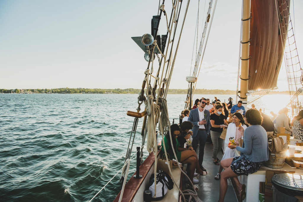 Schooner Aurora Private Charter in Newport, RI.